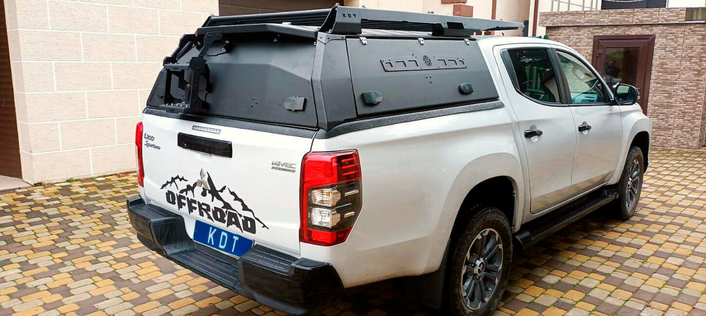Кунг экспедиционный трехдверный V поколения алюминиевый - Mitsubishi L200 с 2015 г. в. - Кунги - MITSUBISHI - Mitsubishi L200