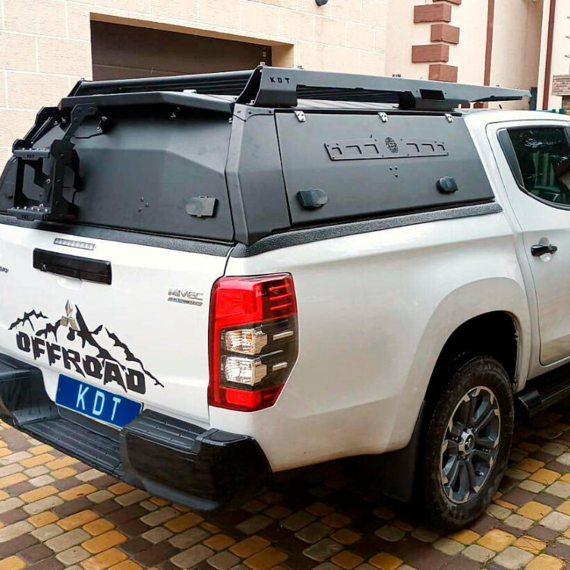 Кунг экспедиционный трехдверный V поколения алюминиевый - Mitsubishi L200 с 2015 г. в. - Кунги - MITSUBISHI - Mitsubishi L200