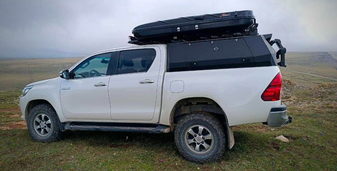 Кунг алюминиевый экспедиционный трехдверный VIII поколения - Toyota Hilux - Кунги - TOYOTA - Toyota Hilux