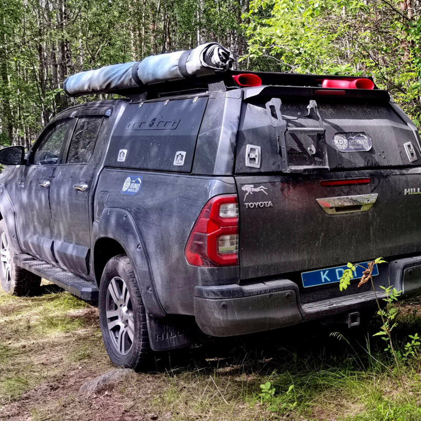 Кунг экспедиционный трехдверный VI поколения - Toyota Hilux с 2015 г. в. - Кунги - TOYOTA - Toyota Hilux