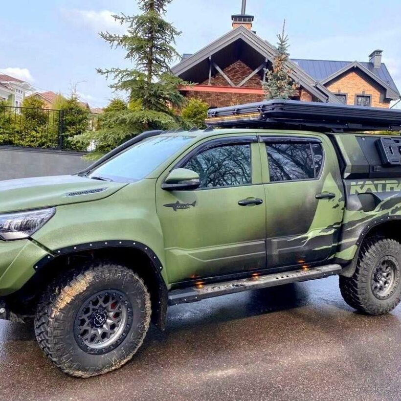 Кунг алюминиевый экспедиционный трехдверный VIII поколения - Toyota Hilux - Кунги - TOYOTA - Toyota Hilux