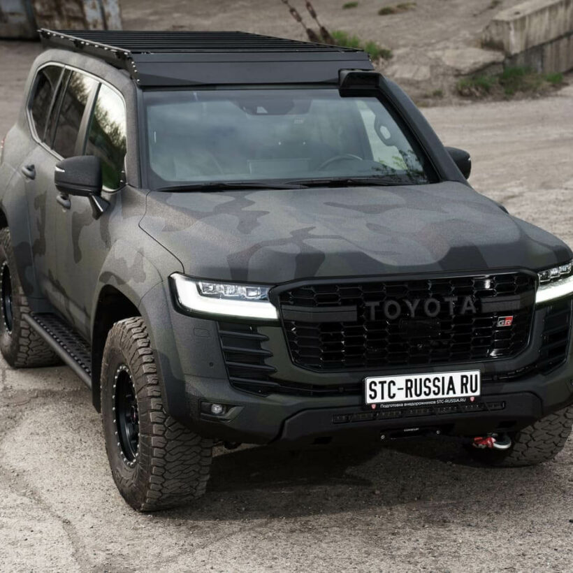 Багажник экспедиционный Toyota Land Cruiser 300 ШТОРКА - Багажники