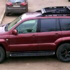 Багажник экспедиционный аэродинамический алюминиевый -Toyota Land Cruiser Prado 120 - Багажники