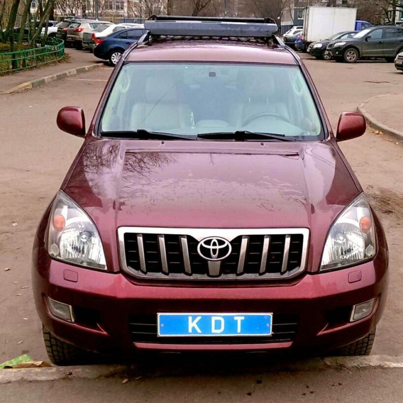Багажник экспедиционный аэродинамический алюминиевый -Toyota Land Cruiser Prado 120 - Багажники