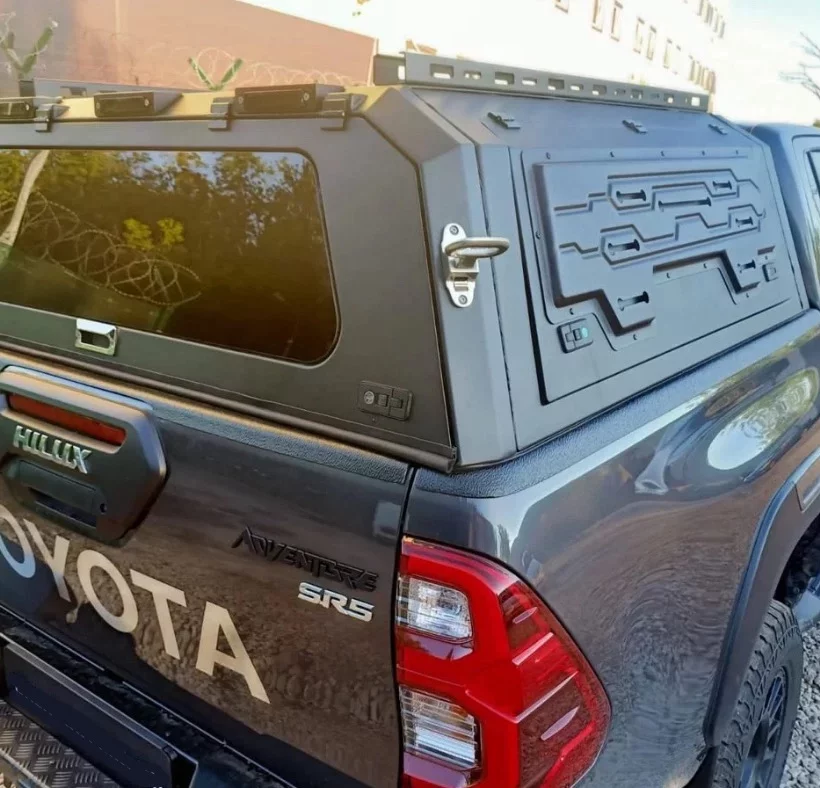 Алюминиевый трёхдверный кунг для пикапа Toyota Hilux Revo 2015+ - Кунги - TOYOTA - Toyota Hilux