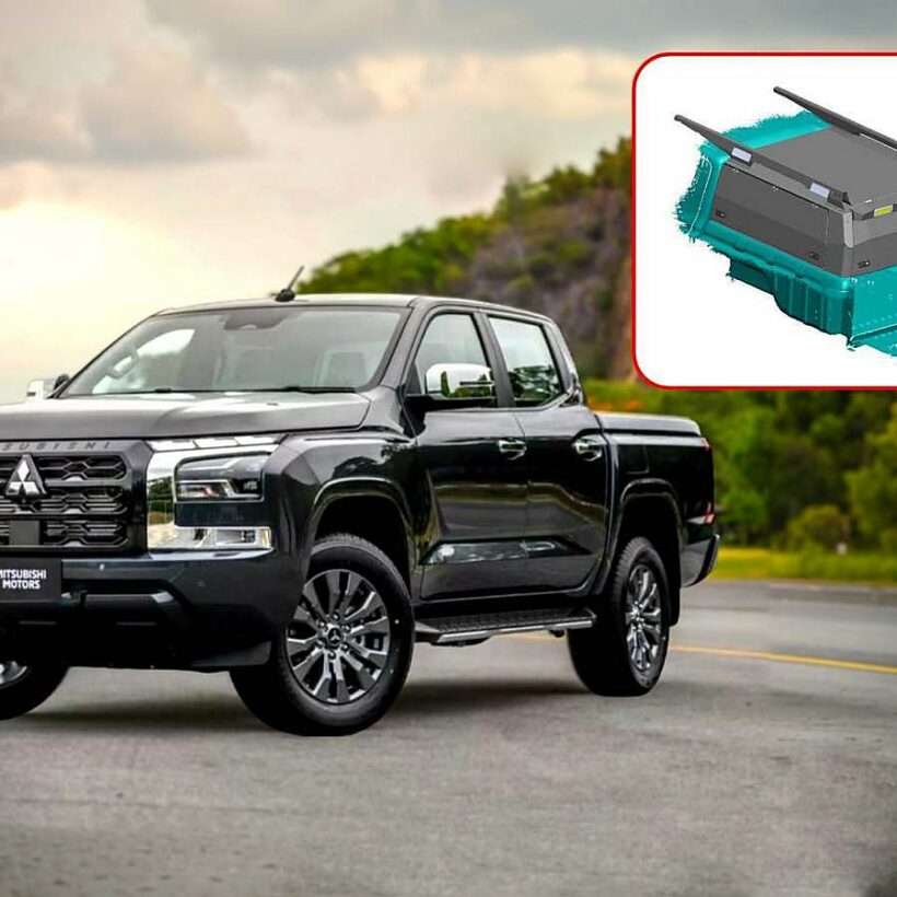 Кунг экспедиционный трехдверный V поколения алюминиевый - Mitsubishi L200 поколение (с 2024г.) - Кунги - MITSUBISHI - Mitsubishi L200