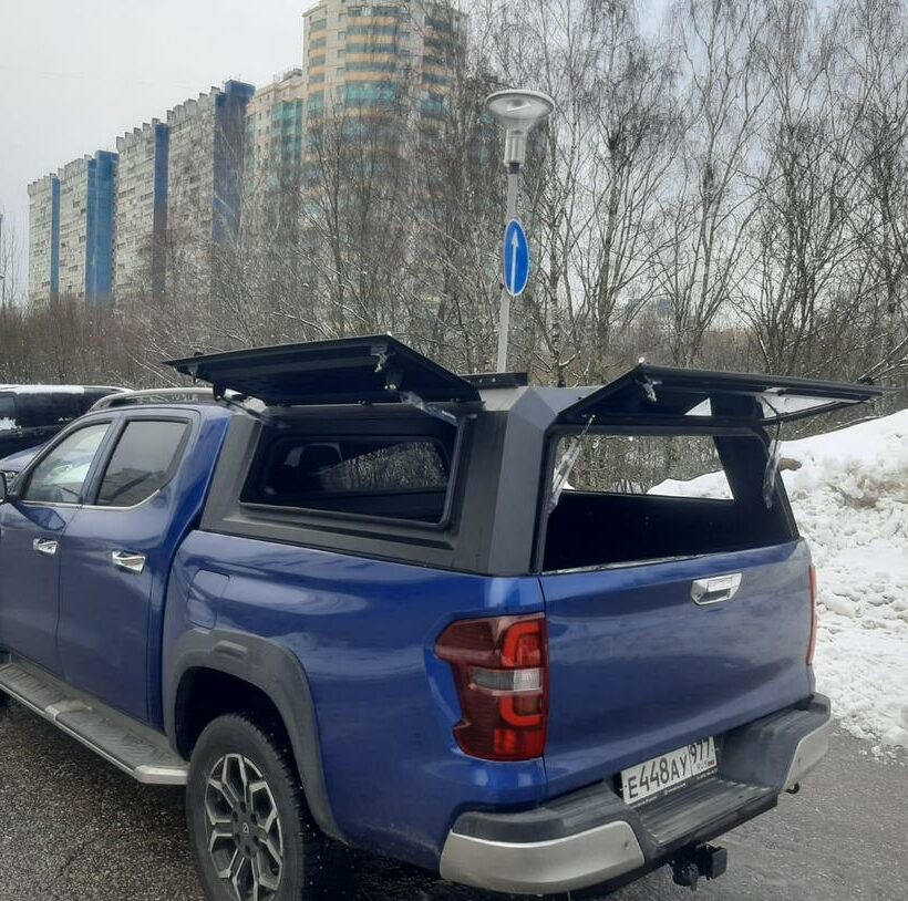 Металлический трёхдверный кунг для пикапа Changan Hunter/Changan Hunter Plus - Кунги - CHANGAN - Changan Hunter Plus