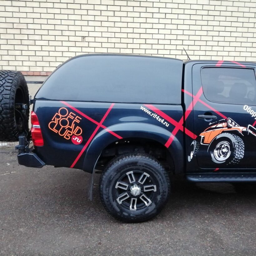КУНГ RT(ТV6) (КОММЕРЧЕСКИЙ-ЭКОНОМ) TOYOTA HILUX VIGO 2006-2014 В ЦВЕТЕ - Кунги - TOYOTA - Toyota Hilux