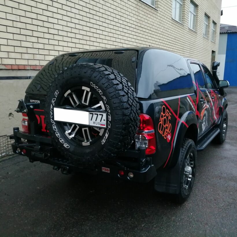 КУНГ RT(ТV6) (КОММЕРЧЕСКИЙ-ЭКОНОМ) TOYOTA HILUX VIGO 2006-2014 В ЦВЕТЕ - Кунги - TOYOTA - Toyota Hilux
