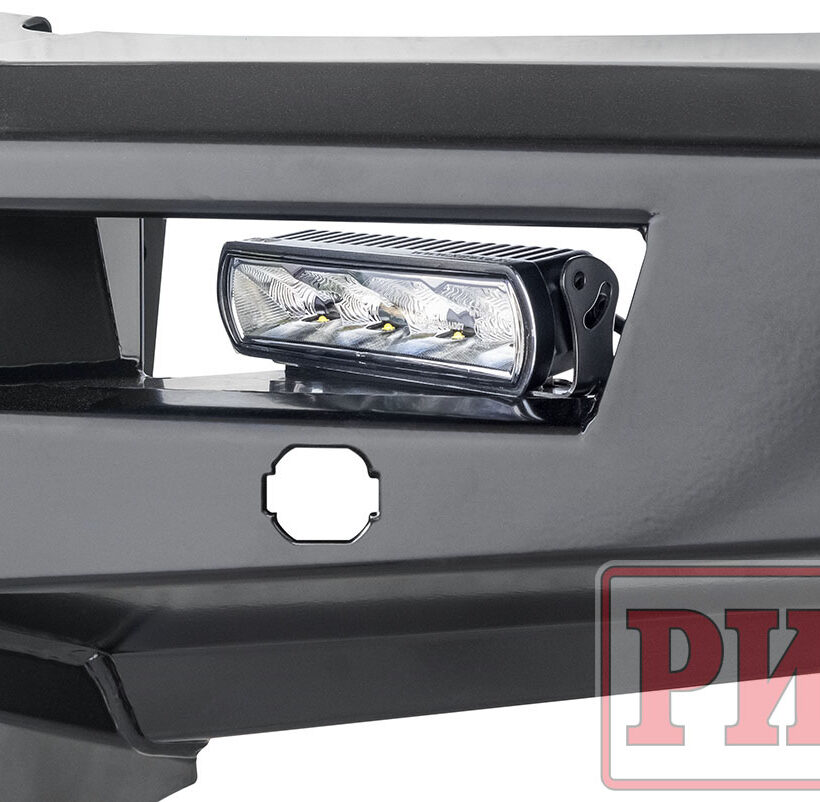 Бампер РИФ силовой передний Mitsubishi Pajero Sport 2015-2020 с доп. фарами (арт. B0205), под парктроник - Силовые бамперы - MITSUBISHI - Mitsubishi L200