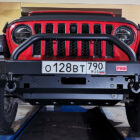 Бампер РИФ силовой передний Jeep Wrangler JL 2018-2021 под доп. фары, с центральной защитной дугой - Силовые бамперы - JEEP - Jeep Wrangler