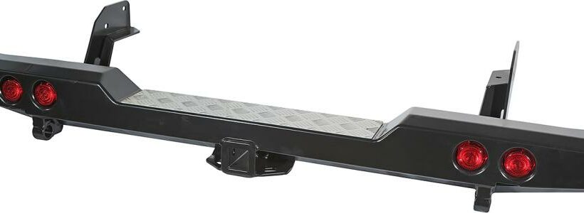Бампер РИФ силовой задний Mazda B2500,BT50 /Ford Ranger T5 (2006-2010) с квадратом под фаркоп и фонарями лифт 50 мм - Силовые бамперы - MAZDA - Mazda BT