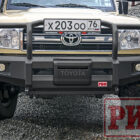 Бампер РИФ передний Toyota Land Cruiser 76/78/79 2007+ c доп. фарами и защитной дугой, под штатную лебедку - Силовые бамперы - TOYOTA - Toyota Land Cruiser