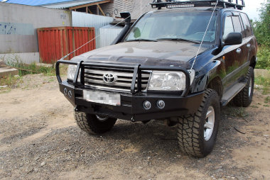 Силовой бампер передний Toyota Land Cruiser 100, Lexus LX 470 (серия Т) - Силовые бамперы - TOYOTA - Toyota Land Cruiser