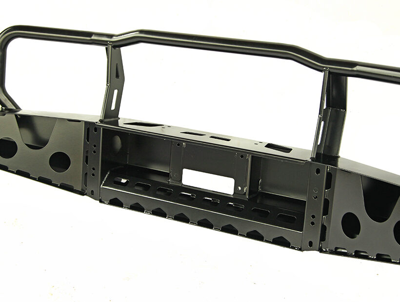 Бампер РИФ силовой передний Toyota Land Cruiser 76/78/79 2007+ без доп. фар, с защитной дугой и площадкой под лебедку - Силовые бамперы - TOYOTA - Toyota Land Cruiser