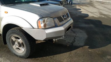 Силовой бампер передний Nissan NP300 (серия АМЗ) - Силовые бамперы - NISSAN - Nissan NP300