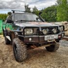 Бампер РИФ силовой передний Toyota Hilux 1983-1997 с доп. фарами и защитной дугой - Силовые бамперы - TOYOTA - Toyota Hilux