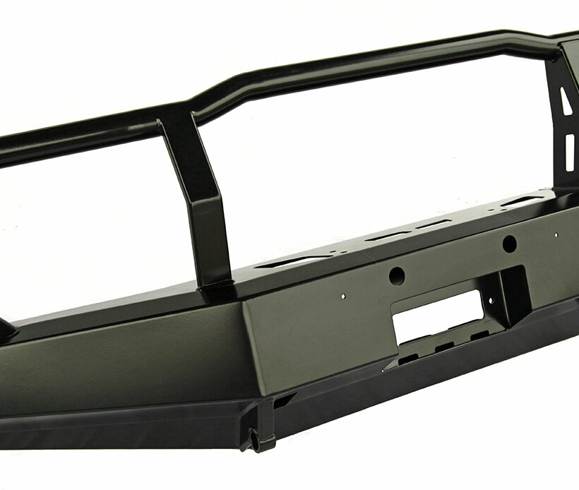 Бампер РИФ силовой передний Toyota Land Cruiser 76/78/79 2007+ без доп. фар, с защитной дугой и площадкой под лебедку - Силовые бамперы - TOYOTA - Toyota Land Cruiser