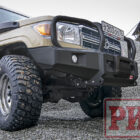 Бампер РИФ передний Toyota Land Cruiser 76/78/79 2007+ c доп. фарами и защитной дугой, под штатную лебедку - Силовые бамперы - TOYOTA - Toyota Land Cruiser