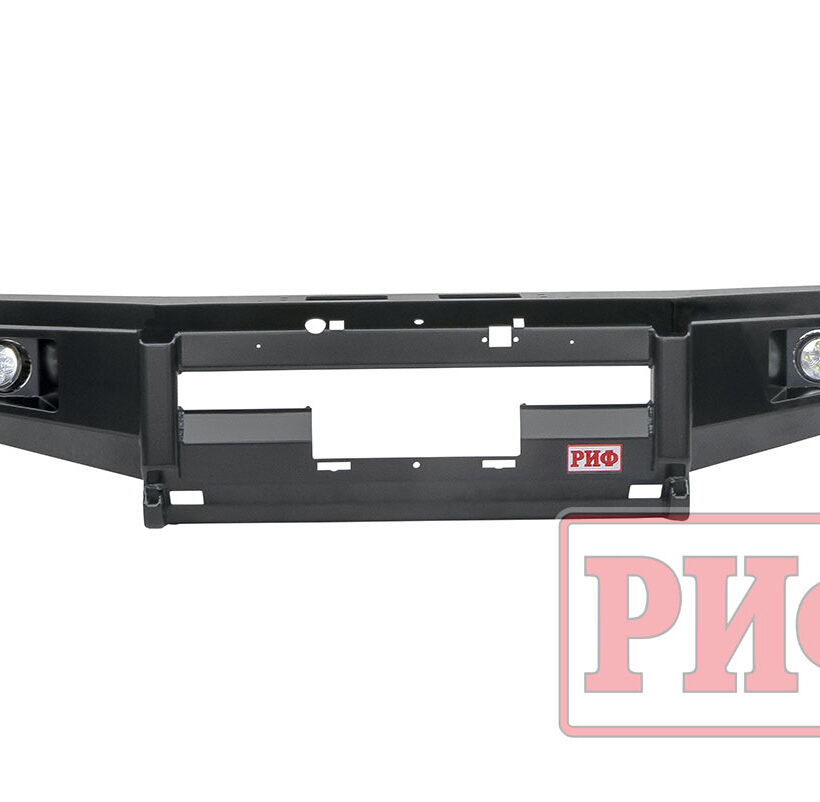 Бампер РИФ передний Toyota Land Cruiser 76/78/79 2007+ c доп. фарами, под штатную лебедку и расширители арок - Силовые бамперы - TOYOTA - Toyota Land Cruiser