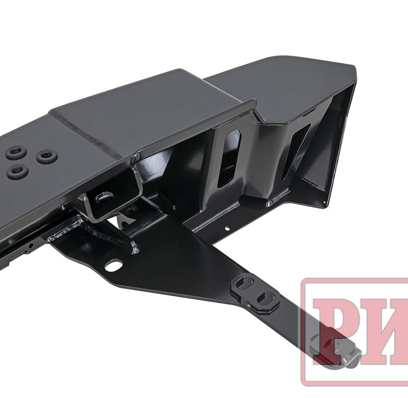 Бампер РИФ силовой задний Toyota Land Cruiser 200 2007-2012 с квадратом под фаркоп и фонарями, стандарт - Силовые бамперы - TOYOTA - Toyota Land Cruiser