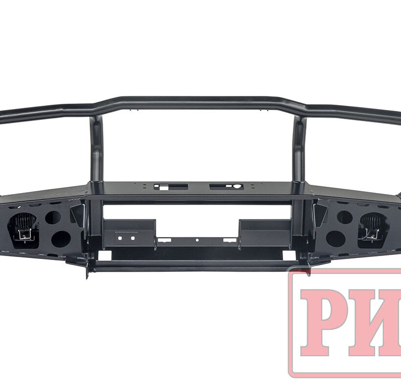 Бампер РИФ передний Toyota Land Cruiser 76/78/79 2007+ c доп. фарами и защитной дугой, под штатную лебедку - Силовые бамперы - TOYOTA - Toyota Land Cruiser