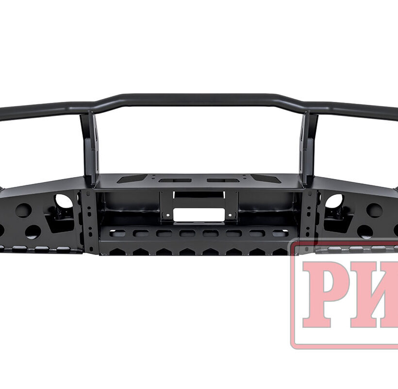 Бампер РИФ силовой передний Toyota Land Cruiser 76/78/79 2007+ c доп. фарами и защитной дугой, с площадкой под лебедку - Силовые бамперы - TOYOTA - Toyota Land Cruiser