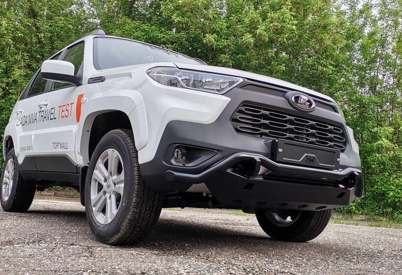 Бампер РИФ силовой передний Lada Niva Travel с защитой радиатора - Силовые бамперы - АвтоВаз - Lada Niva