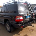 Задний силовой бампер из 430й нержавеющей стали- Toyota Cruiser 100 - Силовые бамперы - TOYOTA - Toyota Land Cruiser