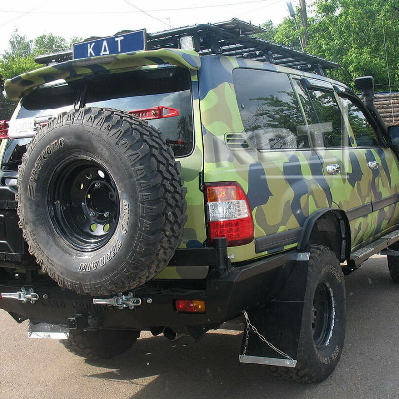 Задний силовой бампер из 430й нержавеющей стали - Toyota Cruiser 105 - Силовые бамперы - TOYOTA - Toyota Land Cruiser