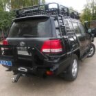Задний силовой бампер из 430й нержавеющей стали - Toyota Cruiser 200 арт.04021 - Силовые бамперы - TOYOTA - Toyota Land Cruiser