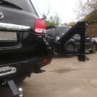 Задний силовой бампер из 430й нержавеющей стали - Toyota Cruiser 200 арт.04021 - Силовые бамперы - TOYOTA - Toyota Land Cruiser