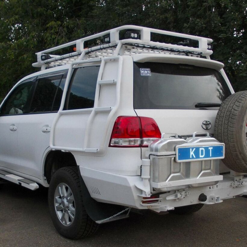 Задний силовой бампер из 430й нержавеющей стали - Toyota Cruiser 200 арт.04022 - Силовые бамперы - TOYOTA - Toyota Land Cruiser