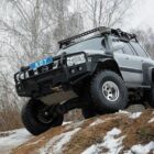 Передний силовой бампер с кенгурином алюминиевый Nissan Patrol - Силовые бамперы - NISSAN - Nissan Patrol
