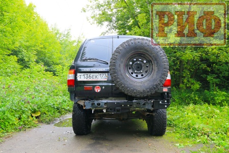 Калитка РИФ с фаркопом в штатный задний бампер Toyota Land Cruiser 105 - Экстерьер - TOYOTA - Toyota Land Cruiser