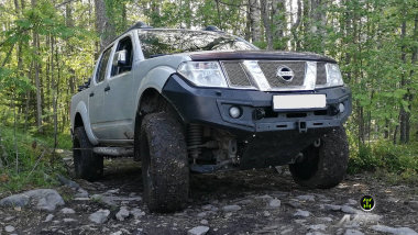 Силовой бампер передний Nissan Navara, Pathfinder до 2010 (серия Рино) - Силовые бамперы - NISSAN - Nissan Navara
