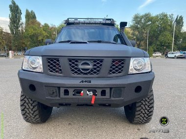Силовой бампер передний Nissan Patrol Y61 (2005-2010) (Серия Л) - Силовые бамперы - NISSAN - Nissan Patrol