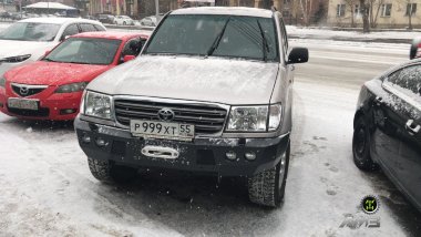 Силовой бампер передний Toyota Land Cruiser 105 под штатную лебедку AISIN (Серия Л) - Силовые бамперы - TOYOTA - Toyota Land Cruiser