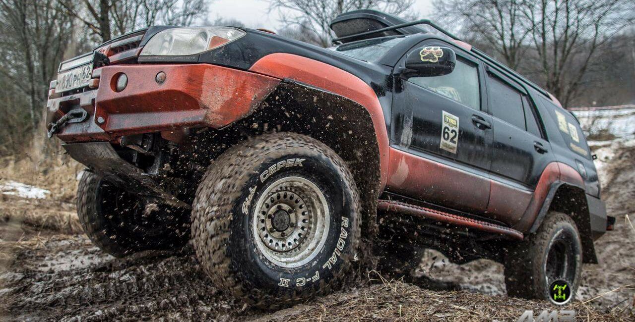 Силовые пороги Toyota 4Runner 215 (не подходят для мотора 3.4) - Силовые пороги