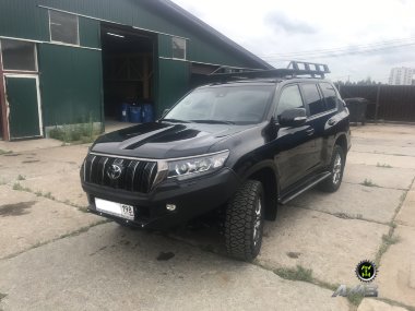 Силовой бампер передний для Toyota Land Cruiser Prado 150 рест 3 2021 год (серия Рино) - Силовые бамперы - TOYOTA - Toyota Land Cruiser Prado