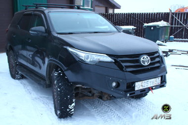 Силовой бампер передний Toyota Fortuner (2015-2020) (серия Рино) - Силовые бамперы - TOYOTA - Toyota Fortuner