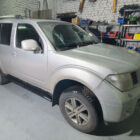 Силовые пороги листовые цельногнутые для Nissan Pathfinder R51 - Силовые пороги