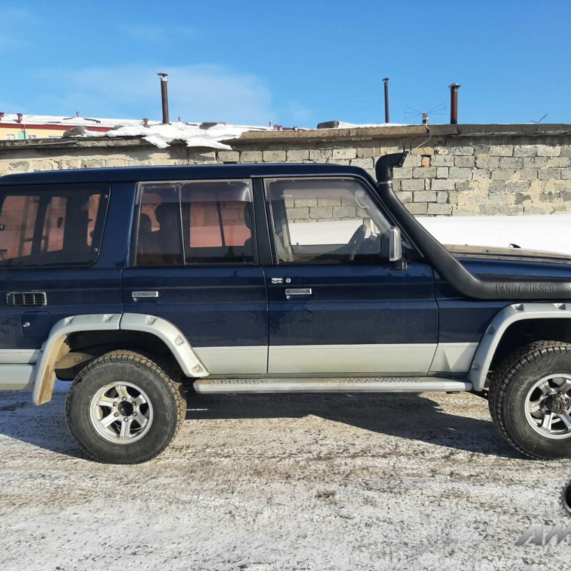 Силовые пороги Toyota Land Cruiser Prado 78 (длинная) - Силовые пороги