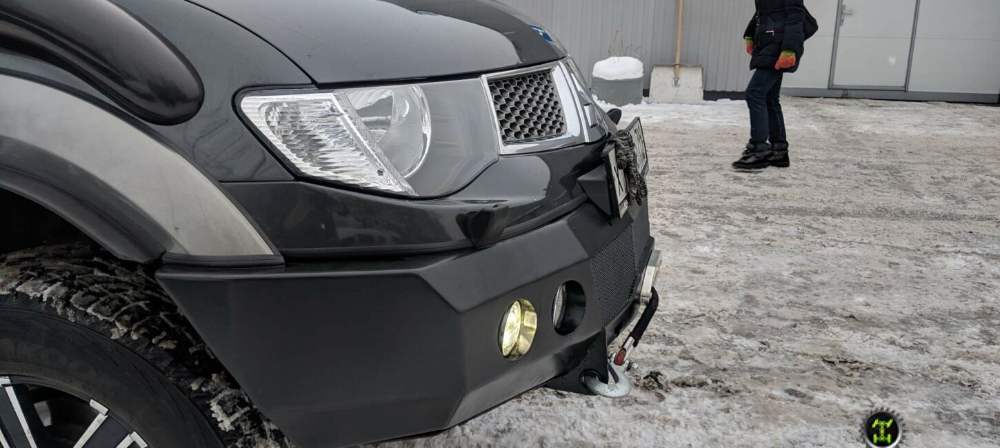 Силовой бампер передний Mitsubishi L200 IV Triton (2006-2013) (серия Л) - Силовые бамперы - MITSUBISHI - Mitsubishi L200