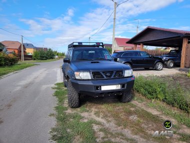 Силовой бампер передний Nissan Patrol Y61 (1997-2005) (Серия Л) - Силовые бамперы - NISSAN - Nissan Patrol