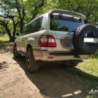 Калитка запасного колеса в штатный бампер Toyota Land Cruiser 100, Lexus LX 470 - Экстерьер - TOYOTA - Toyota Land Cruiser