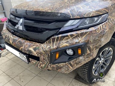 Силовой бампер передний Mitsubishi L200 5 рестайлинг (после 2018 года) (серия Рино) - Силовые бамперы - MITSUBISHI - Mitsubishi L200