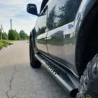 Листовые силовые пороги Toyota Land Cruiser 120 - Силовые пороги
