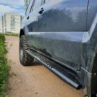 Листовые силовые пороги Toyota Land Cruiser 120 - Силовые пороги