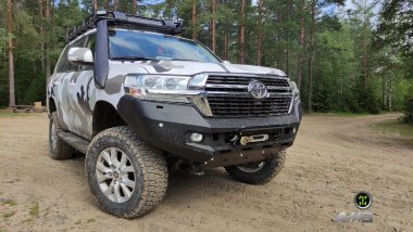 Силовой бампер передний Toyota Land Cruiser 200 рестайлинг (после 2016 года) (серия Рино) - Силовые бамперы - TOYOTA - Toyota Land Cruiser
